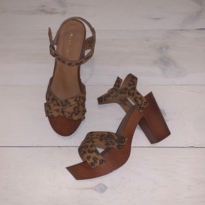 Cheetah Madden Girl wedges